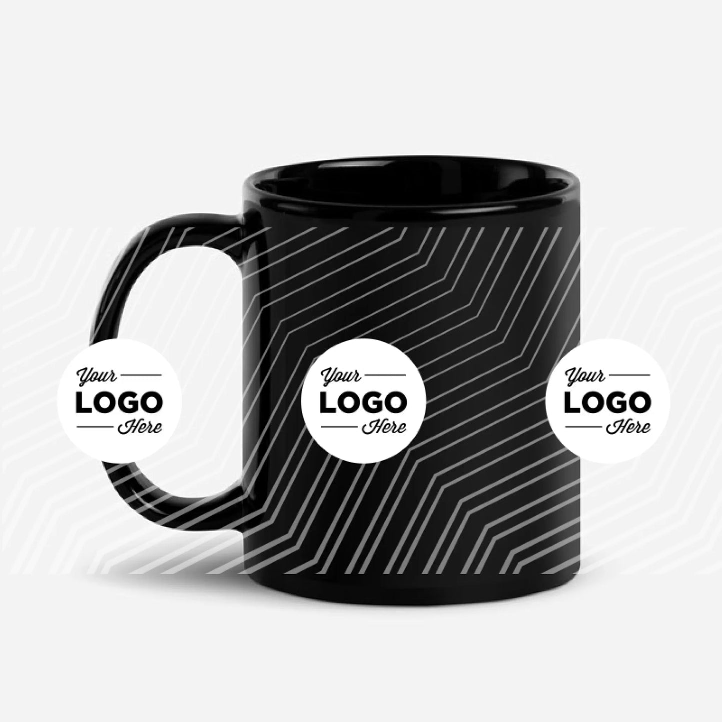 Black Glossy Mug