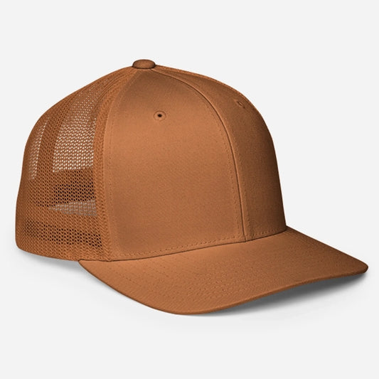 Embroidered Closed-Back Trucker Cap | Flexfit 6511